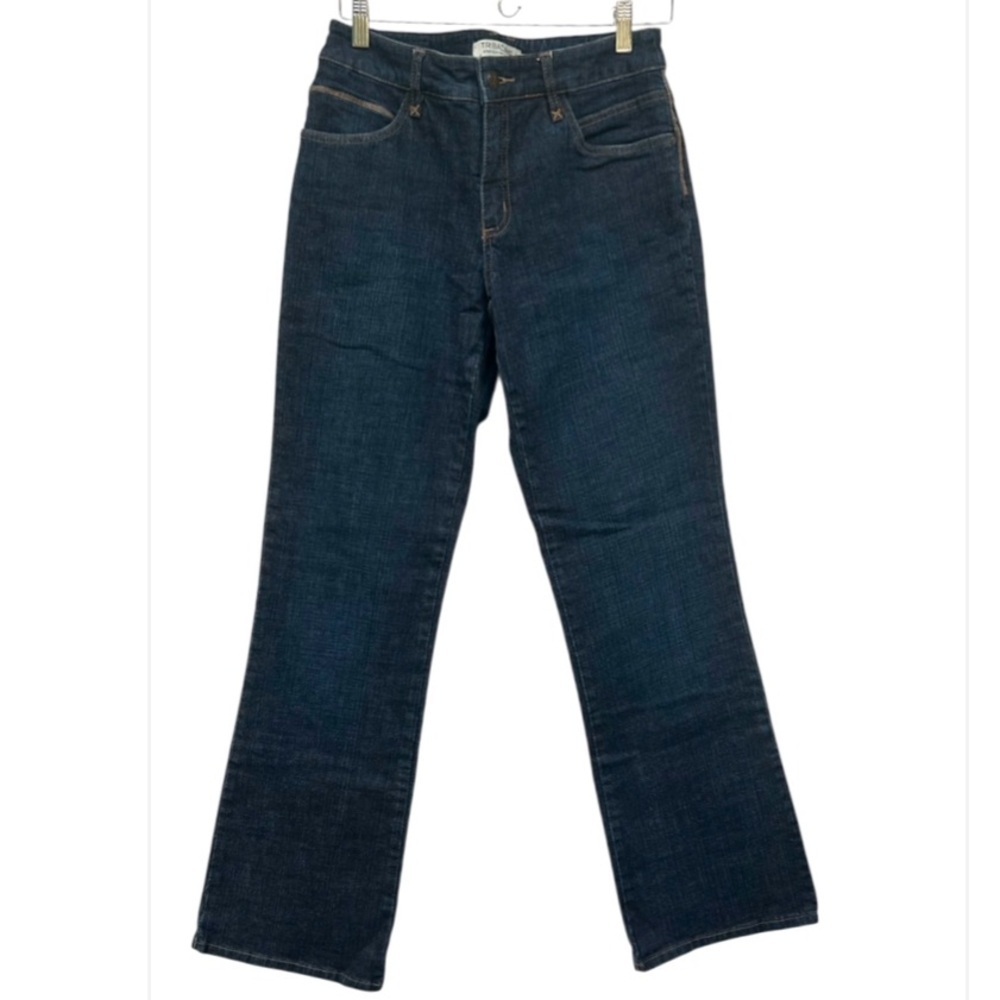 Tribal Women's Boot Cut Jeans - Dark Blue